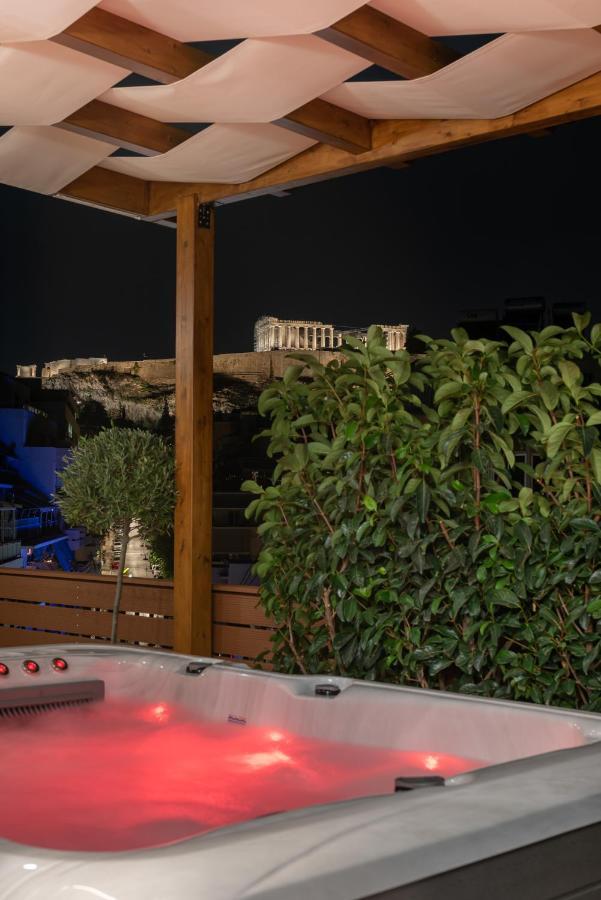 Ferienwohnung Acropolis Divine Penthouse Athen Exterior foto