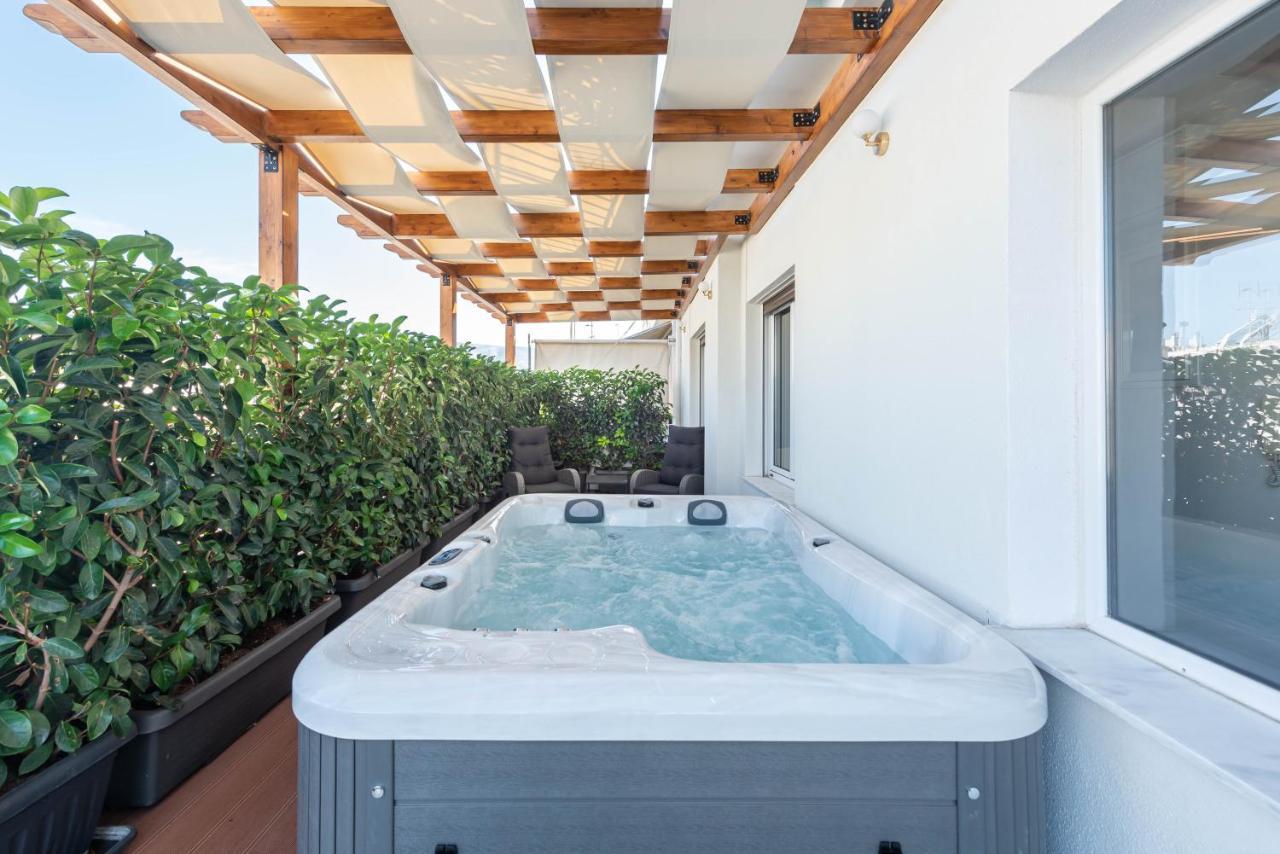 Ferienwohnung Acropolis Divine Penthouse Athen Exterior foto