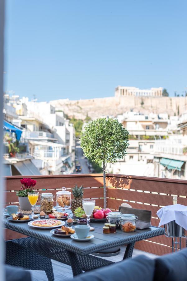 Ferienwohnung Acropolis Divine Penthouse Athen Exterior foto