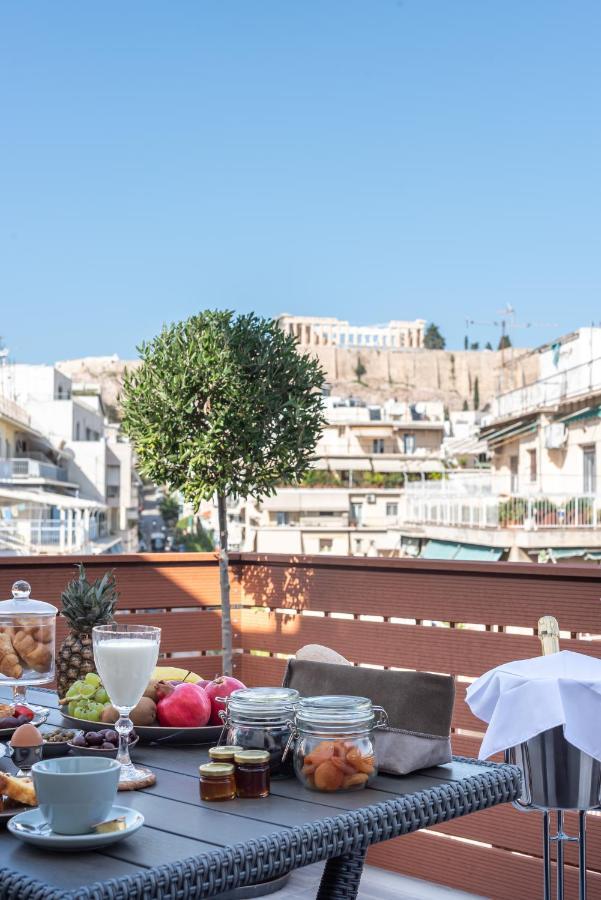 Ferienwohnung Acropolis Divine Penthouse Athen Exterior foto
